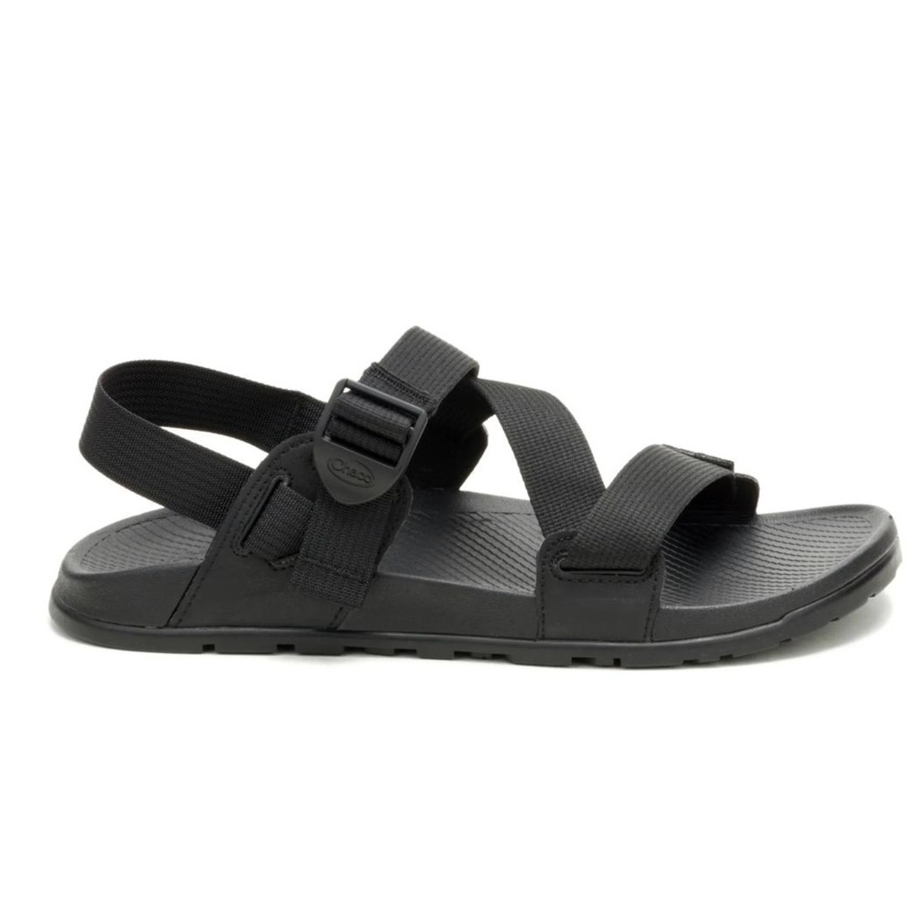 Chaco Mens Lowdown Sandals US 8‎ Black Heel Strap Hiking Walking Outdoor Shoes